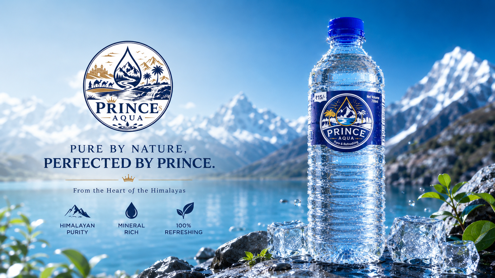 Prince Aqua brand banner